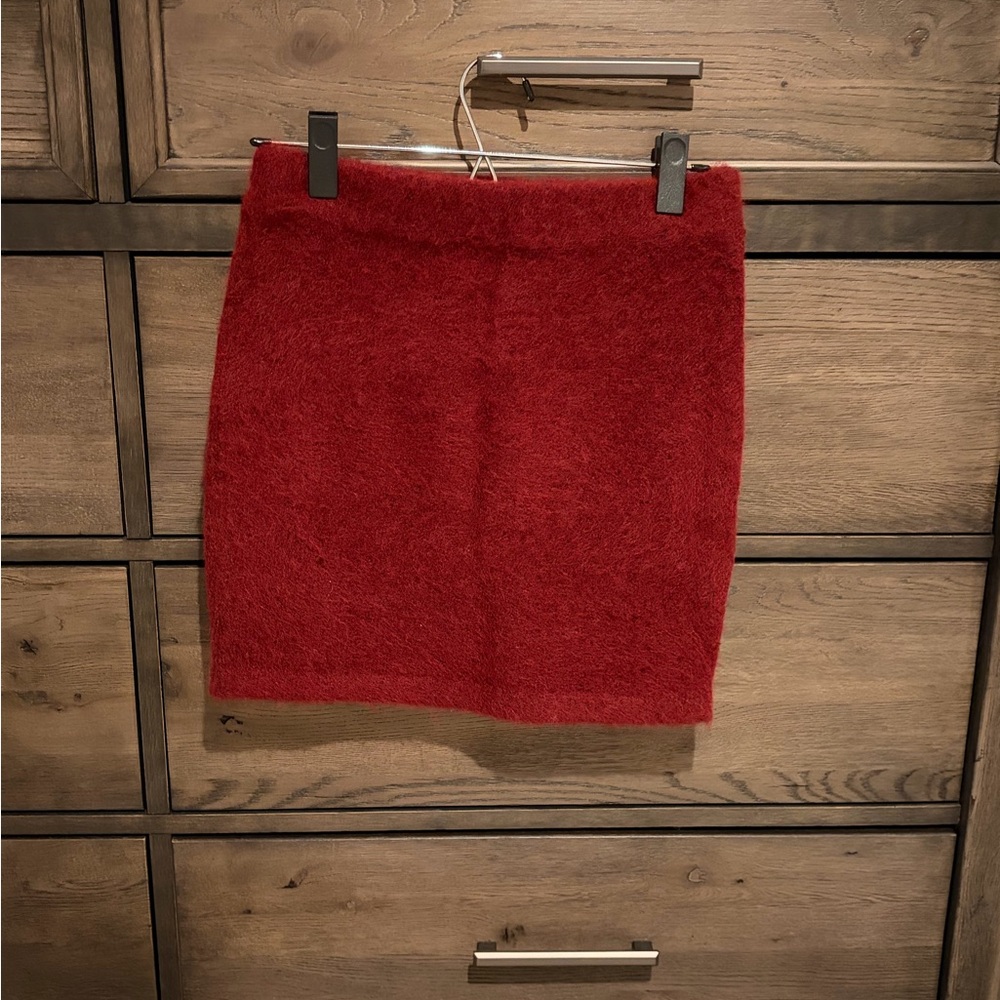 Chic Burgundy Mini Skirt